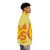 Superhero Letter S Fire Insignia Puffer Jacket - men side right