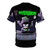Mysterion superhero character from South Park TV show featured on t-shirt - Back