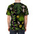Vibrant t-shirt design featuring a collection of Florida native plants and flowers - men back