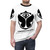 Tomorrowland-inspired music t-shirt featuring electronic dance music graphics - men front