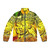 Rasta puffer jacket with Haile Selassie and Empress Menen imagery