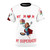 Custom AOP T-shirt featuring the text "My Mom My Superhero"