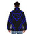 Superpup Blue Puffer Jacket - Superhero Parody with Gay Pride and Puppy Play Elements - men back