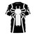 Superhero spider-man inspired military t-shirt design