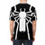 Superhero spider-man inspired military t-shirt design - men back