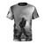 Playboi Carti inspired black and white all-over-print t-shirt for rap music enthusiasts