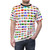 World flags pattern printed on a high-quality t-shirt - men front