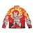 Amaterasu puffer jacket featuring the Japanese sun deity design - Back