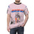 Tfl inspired psychedelic American head halftone t-shirt - men front