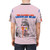 Tfl inspired psychedelic American head halftone t-shirt - men back