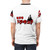 Retro gaming t-shirt featuring pixel art from a classic action platformer video game - men back
