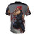 Akuma inspired all-over-print t-shirt featuring the iconic Japanese video game character - Back