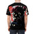 Akuma inspired street fighter t-shirt design with karate and martial arts graphics - men back