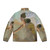 Surreal summer dreaming puffer jacket with vintage collage designs - Back