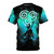 Artistic illustration of air bender motifs on a t-shirt