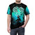 Artistic illustration of air bender motifs on a t-shirt - men front