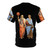 Plato and Aristotle engaged in a philosophical basketball match, with a portrait style illustration. - Back