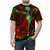 Artistic illustration of neural synapses on a t-shirt, depicting the fascinating science of the human brain - men front