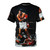 Commemorative T-shirt design depicting Muhammad Ali's knockout victory over Sonny Liston