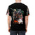Collage of iconic Final Fantasy VII characters, items, and symbols on a t-shirt - men back