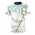 Stylish t-shirt featuring a detailed map of Sydney's public transportation system, including trains, ferries, and trams.