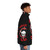 Stranger Things Puffer Jacket with Hellfire Club logo - men side right