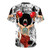 Stylish Afro Luffy graphic design on a high-quality T-shirt for anime fans. - Back