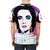 A custom t-shirt featuring a print of Elizabeth Taylor, a renowned LGBTQ+ icon. - men back