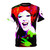 Custom AOP t-shirt featuring a design of Regina Fong, a renowned LGBTQ+ icon and hedonist.