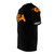 Colorful graphic t-shirt featuring an african afrobeat music inspired design - men left