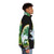 "The Last Unicorn" themed puffer jacket featuring a unicorn design - men side right