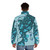 String Cheese Incident Colorado Jelly Fish Puffer Jacket with psychedelic and sacred geometry design - men back