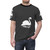 A vibrant and artistic t-shirt design featuring a majestic swan in a colorful, abstract style. - men front