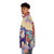 Street Sharks puffer jacket featuring colorful shark design - men side left