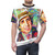 Adriano Celentano inspired oil painting portrait graphic on a t-shirt - men front