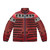 Streamlined tractor grill puffer jacket in a classic, vintage design