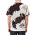 Ferret head vector art design on a t-shirt - men back