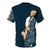 Pop art-style t-shirt featuring the iconic portrait of Wolfgang Amadeus Mozart, the renowned classical composer. - Back