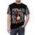 Fergie inspired rock band style graphic t-shirt with AOP (all-over print) design - men front