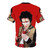 Stylish adam ant inspired t-shirt with post punk graphics - Back