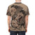 Illustration of a fluffy, surreal possum on a t-shirt - men back