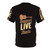 Retro style distressed t-shirt featuring a vintage inspired design for indie rock music fans - Back