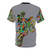 Colorful motocross-inspired t-shirt with dynamic graphic design - Back