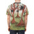 Whimsical abstract landscape t-shirt with fantasy forest and nature artwork - men back