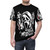 Creepy, frightening horror movie-themed t-shirt with spooky, supernatural graphics - men front