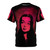 A stylish t-shirt featuring the iconic character Morticia Addams from the classic TV series The Addams Family.