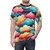 Vibrant abstract colorful cloud pattern graphic t-shirt - men front