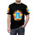 Patriotic superhero-themed t-shirt with a star graphic design - men front