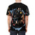 Mortal Kombat Kitana fighter portrait t-shirt for gamers - men back