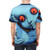 Psychedelic cartoon-inspired t-shirt featuring a surreal, trippy design inspired by the classic French sci-fi film 'Fantastic Planet'. - men back